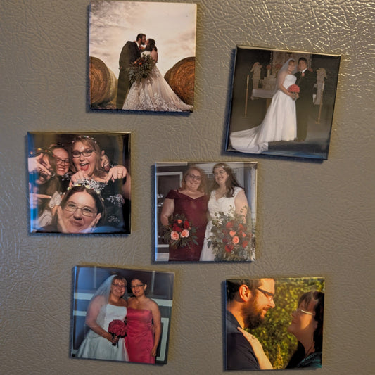 6 Custom Photo Magnets Bundle