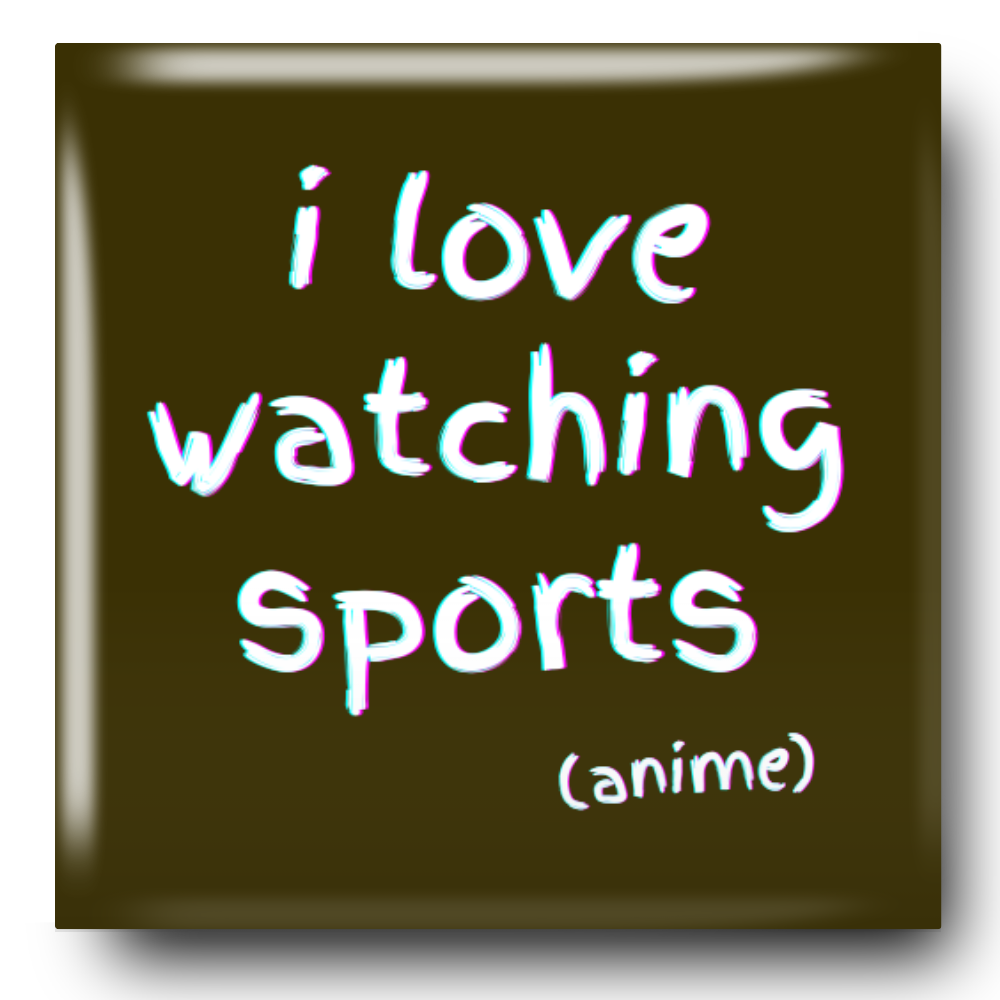 Sports Anime Watcher Magnet