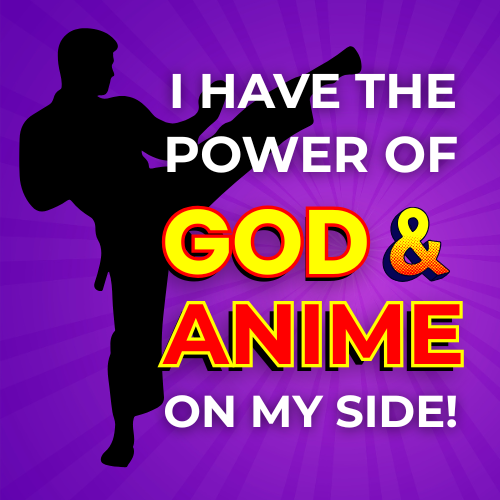Power of God & Anime Meme Magnet