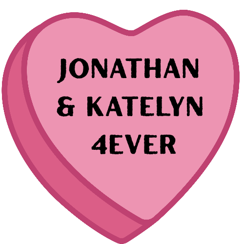 Sweetheart Valentine’s Heart Magnet – Custom Couple Keepsake